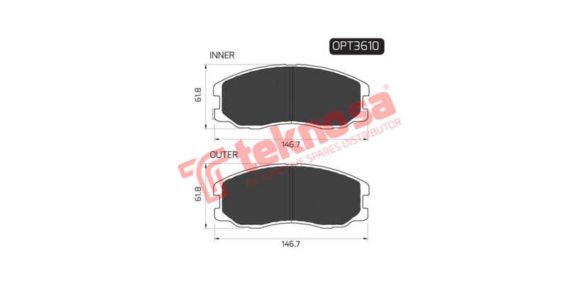 Brake Pad Chevrolet Captiva 07 17 ( Front ) (SET LH & RH Wheel)