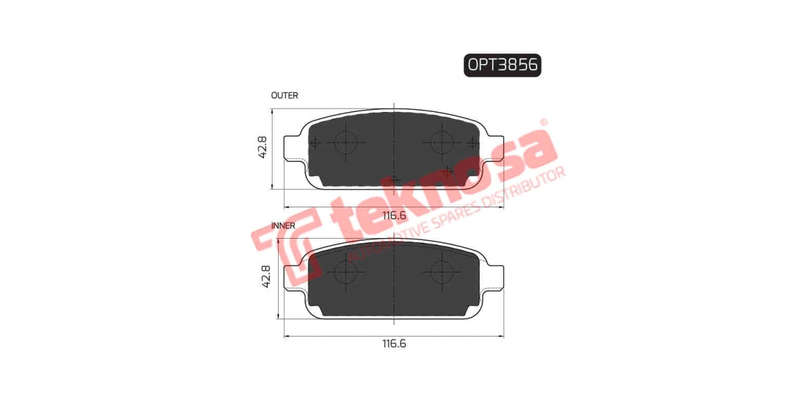 Brake Pad Chevrolet Cruze 09 17 ( R ) (SET LH & RH Wheel)