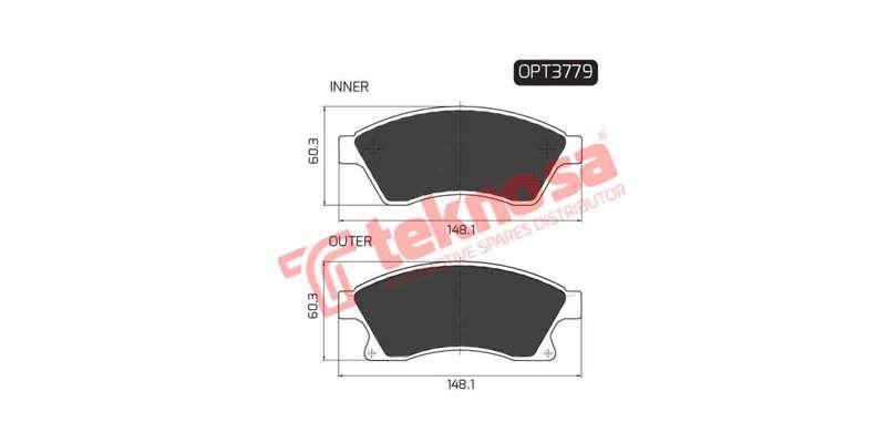 Brake Pad Chevrolet Cruze 09 ( Front ) (SET LH & RH Wheel)