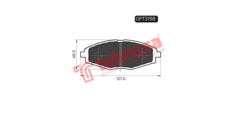 Brake Pad Chevrolet Spark 00 ( Front ) (SET LH & RH Wheel)