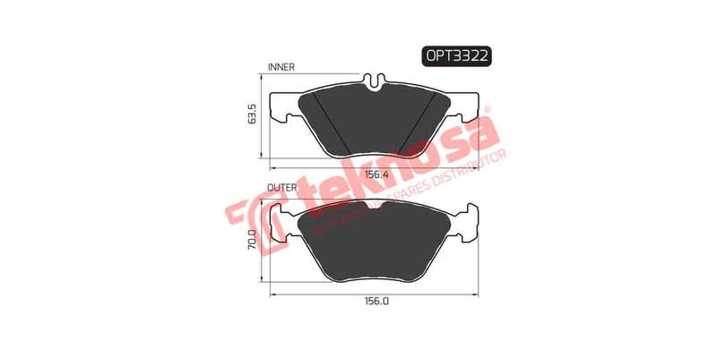 Brake Pad Chrysler Crossfire 05 ( Front ) (SET LH & RH Wheel)