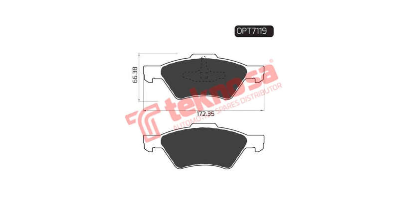 Brake Pad Chrysler Voyager 00 ( Front ) (SET LH & RH Wheel)