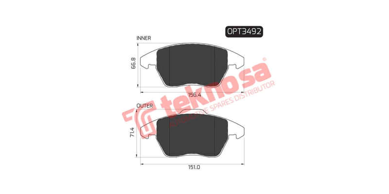 Brake Pad Citroen C4 04 ( Front ) (SET LH & RH Wheel)