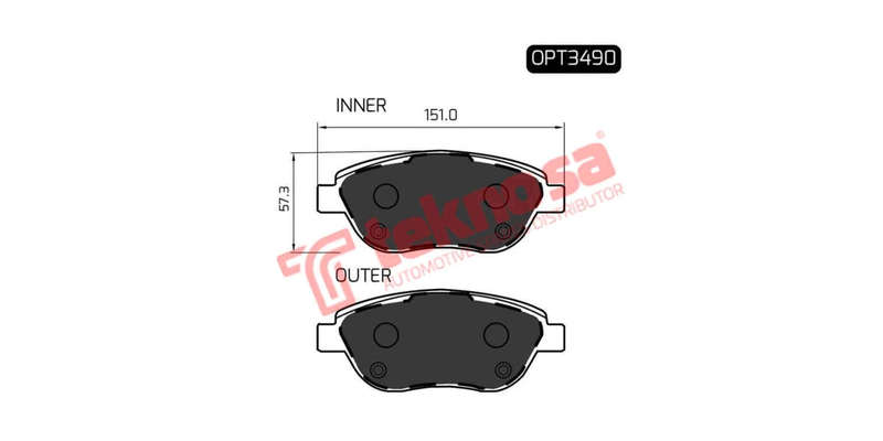 Brake Pad Fiat Bravo 07 ( Front ) (SET LH & RH Wheel)