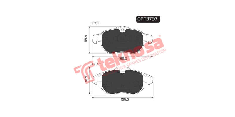 Brake Pad Fiat Croma 05 ( Front ) (SET LH & RH Wheel)