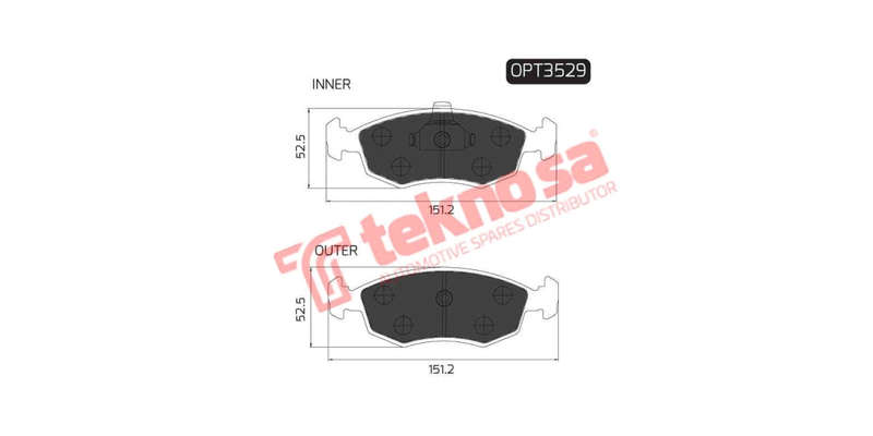 Brake Pad Fiat Strada 05 ( Front ) (SET LH & RH Wheel)