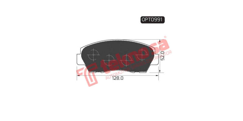 Brake Pad Ford Courier 90 97 ( Front ) (SET LH & RH Wheel)