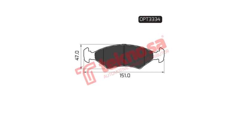 Brake Pad Ford Fiesta 00 03 ( Front ) (SET LH & RH Wheel)
