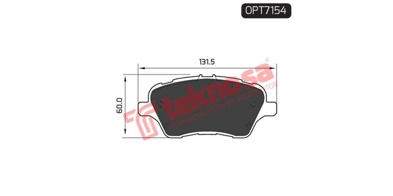 Brake Pad Ford Fiesta 13 ( Front ) (SET LH & RH Wheel)
