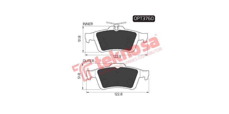Brake Pad Ford Focus [2] 05 ( R ) (SET LH & RH Wheel)