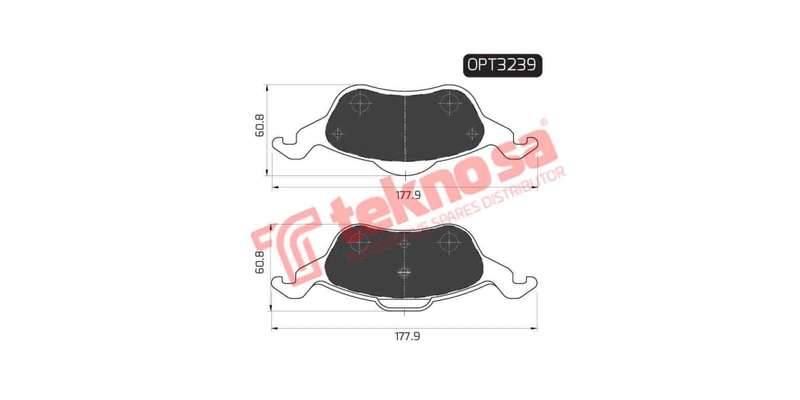 Brake Pad Ford Focus 2.0I 99 ( Front ) (SET LH & RH Wheel)