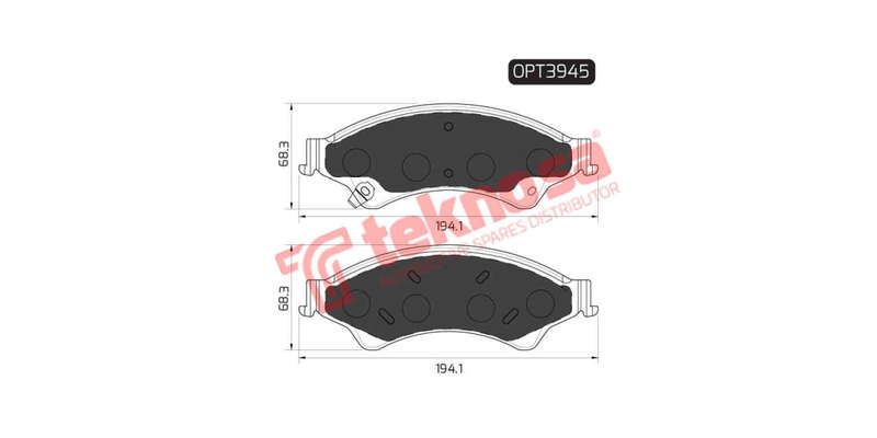 Brake Pad Ford Ranger 11 ( Front ) (SET LH & RH Wheel)