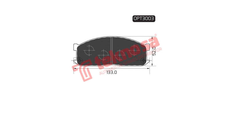 Brake Pad Ford Spectron Minibus 91 01 ( Front ) (SET LH & RH Wheel)