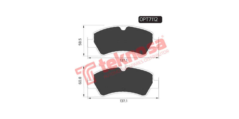 Brake Pad Ford Transit 15 ( R ) (SET LH & RH Wheel)