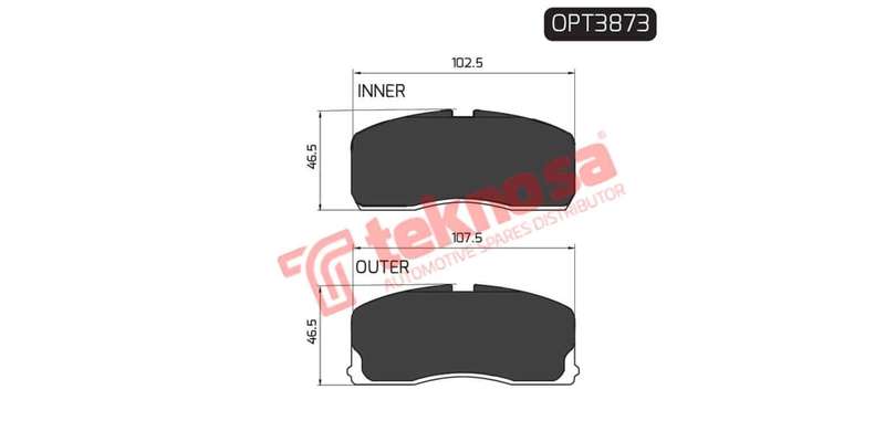 Brake Pad Geely 11 (F) (SET LH & RH Wheel)