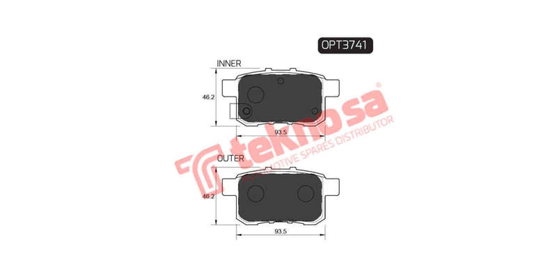 Brake Pad Honda Accord 08 ( R ) (SET LH & RH Wheel)