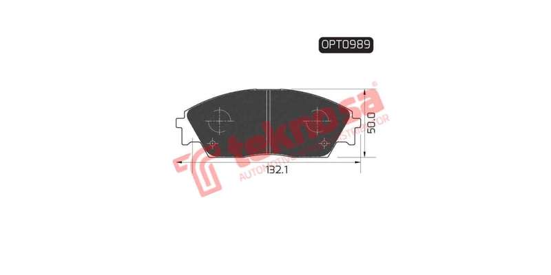 Brake Pad Honda Ballade 89 92 ( Front ) (SET LH & RH Wheel)
