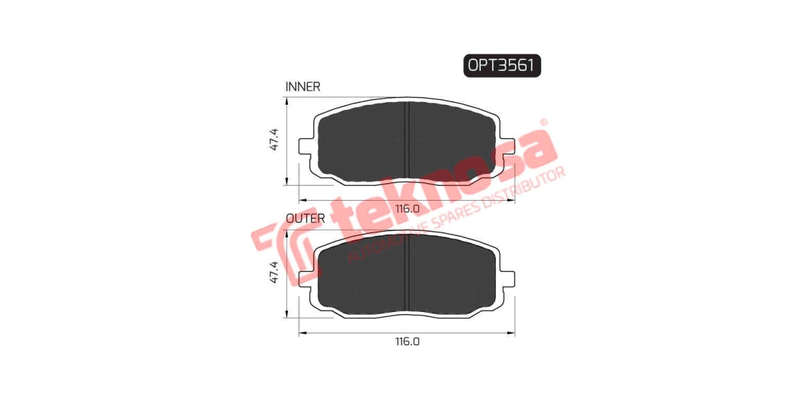 Brake Pad Hyundai I10 08 ( Front ) (SET LH & RH Wheel)