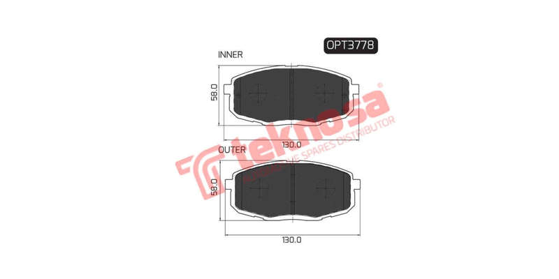 Brake Pad Hyundai I30 07 ( Front ) (SET LH & RH Wheel)
