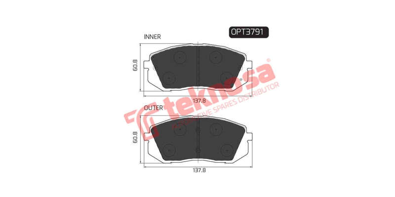 Brake Pad Hyundai Ix35 10 ( Front ) (SET LH & RH Wheel)