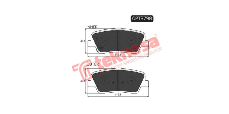 Brake Pad Hyundai Santa Fe 10 ( R ) (SET LH & RH Wheel)