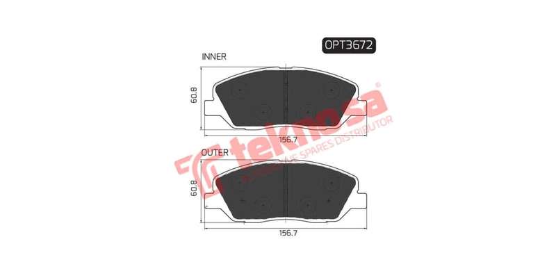 Brake Pad Hyundai Sante Fe 06 09 ( Front ) (SET LH & RH Wheel)