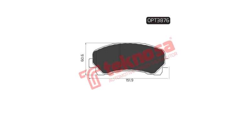 Brake Pad Isuzu Kb Series 07 ( Front ) (SET LH & RH Wheel)