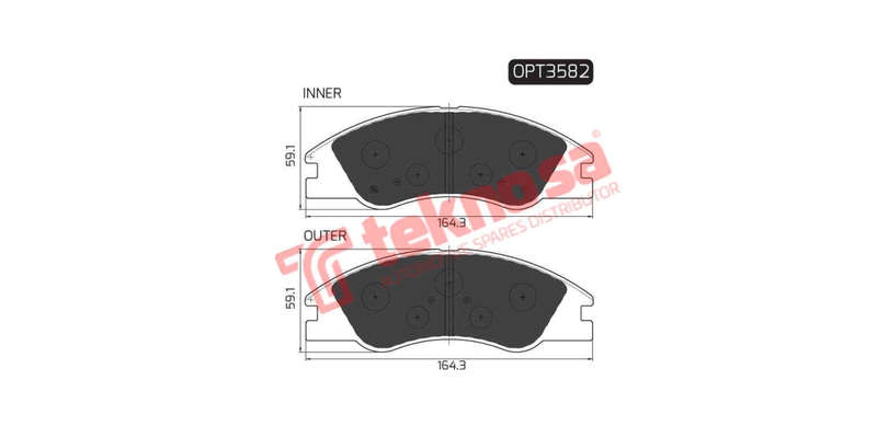 Brake Pad Kia Cerato 04 07 ( Front ) (SET LH & RH Wheel)