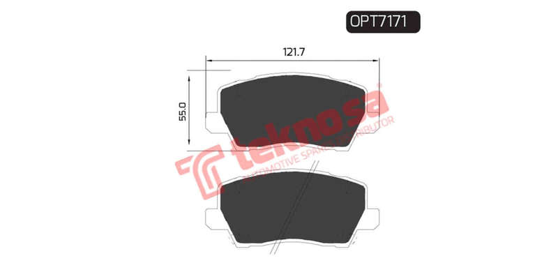 Brake Pad Kia Picanto (17 ) ( Front ) (SET LH & RH Wheel)