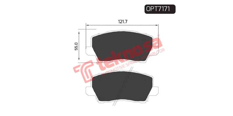 Brake Pad Kia Picanto (17 ) ( Front ) (SET LH & RH Wheel)
