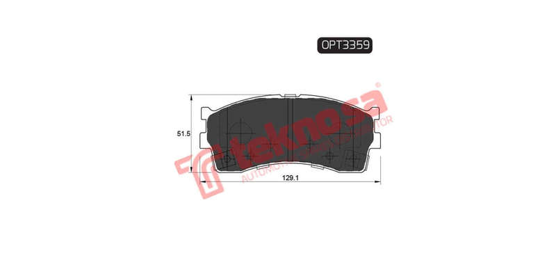 Brake Pad Kia Rio 00 ( Front ) (SET LH & RH Wheel)