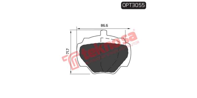 Brake Pad L. Rover Discovery I 90 ( R ) (SET LH & RH Wheel)