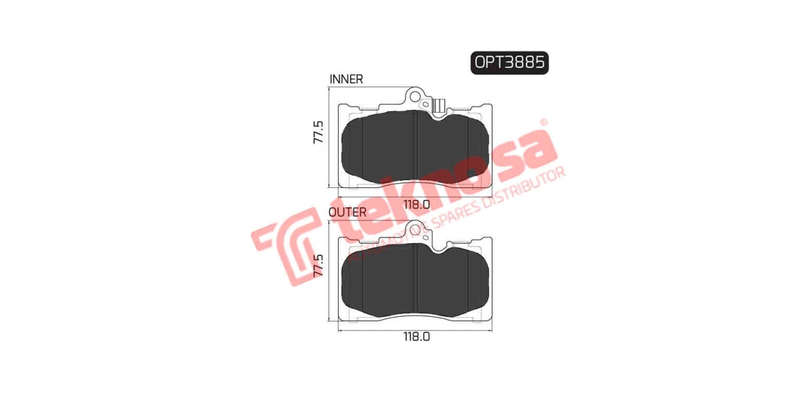 Brake Pad Lexus Gs 12 ( Front ) (SET LH & RH Wheel)
