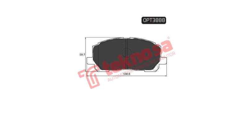 Brake Pad Lexus Rx 300 00 ( Front ) (SET LH & RH Wheel)