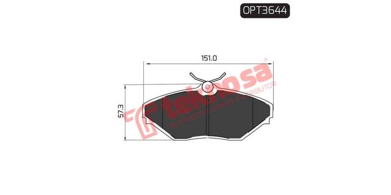 Brake Pad Mahindra Scorpio 06 ( Front ) (SET LH & RH Wheel)