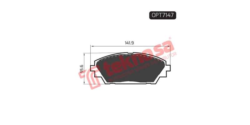Brake Pad Mazda 3 14 (F) (SET LH & RH Wheel)