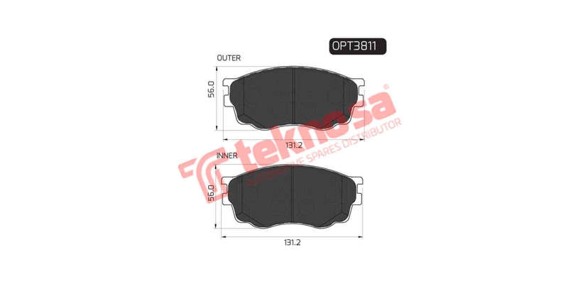 Brake Pad Mazda 3 2.3 Mps 07 ( Front ) (SET LH & RH Wheel)