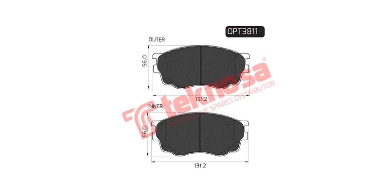 Brake Pad Mazda 3 2.3 Mps 07 ( Front ) (SET LH & RH Wheel)
