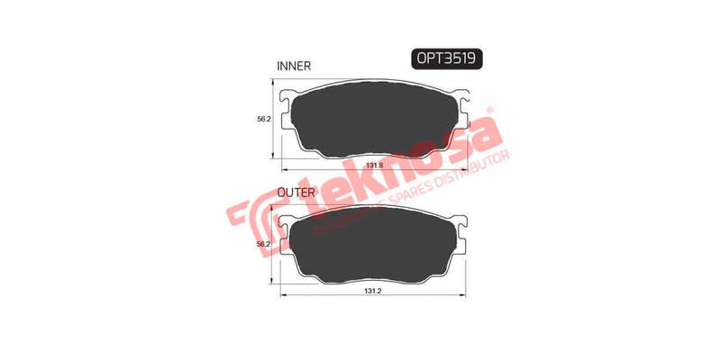 Brake Pad Mazda 6 05 ( Front ) (SET LH & RH Wheel)