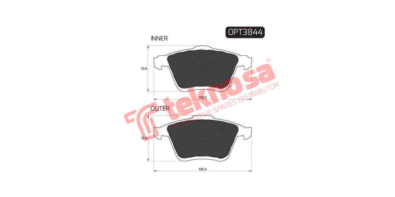 Brake Pad Mazda 6 06 ( Front ) (SET LH & RH Wheel)