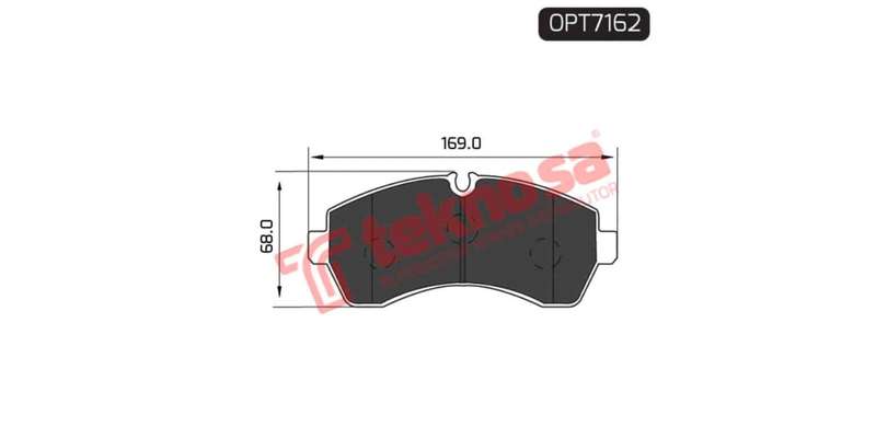 Brake Pad Merc Sprinter 18 ( R ) (SET LH & RH Wheel)