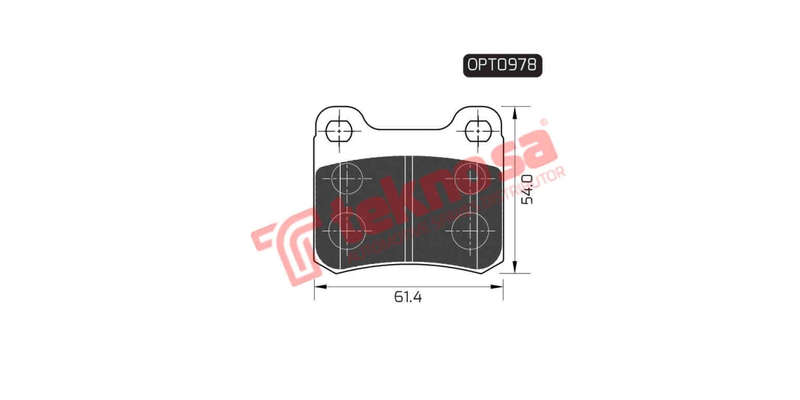 Brake Pad Mercedes Benz C Class 86 90 ( R ) (SET LH & RH Wheel)