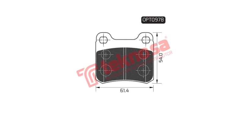 Brake Pad Mercedes Benz C Class 86 90 ( R ) (SET LH & RH Wheel)