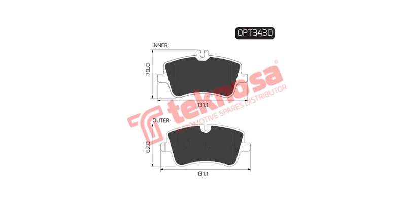 Brake Pad Mercedes Benz C Class [W203] 00 03 ( Front ) (SET LH & RH Wheel)