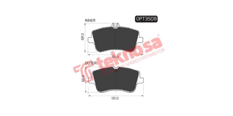 Brake Pad Mercedes Benz C Class [W203] 00 ( Front ) (SET LH & RH Wheel)
