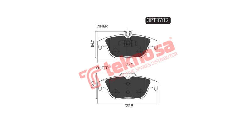 Brake Pad Mercedes Benz C Class [W204] 08 ( R ) (SET LH & RH Wheel)