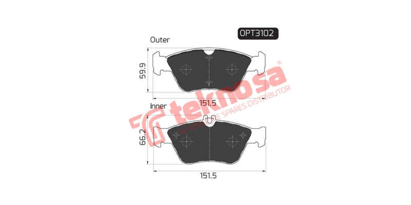Brake Pad Mercedes Benz E Class [W210] 96 00 ( Front ) (SET LH & RH Wheel)