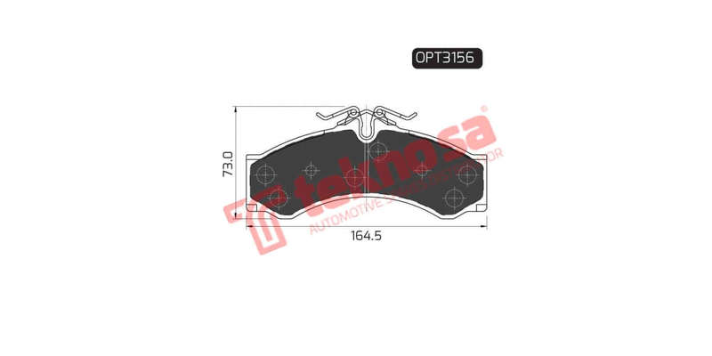 Brake Pad Mercedes Benz Sprinter 96 00 (F R) (SET LH & RH Wheel)