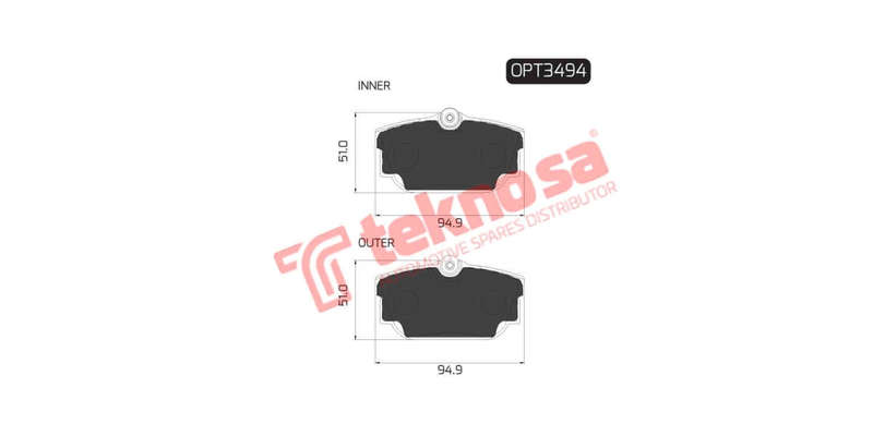 Brake Pad Mercedes Benz Vito 02 ( R ) (SET LH & RH Wheel)