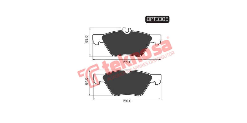 Brake Pad Mercedes E Class W210 00 ( Front ) (SET LH & RH Wheel)